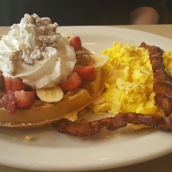 Awake - Strawberry Banana Waffle - Breakfast & Brunch Near Me - Carrollton, Texas