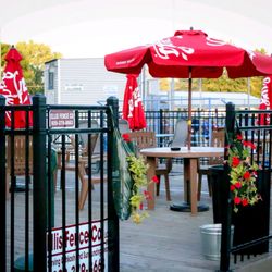 FoxHaus Bar & Grill - Outside lounge and eating area