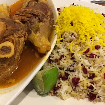 Hatam Restaurant - Lamb Shank with Zereshk Polo. Amazing!!! - Persian/Iranian Near Me - Anaheim, California Hatam Restaurant - Lamb Shank with Zereshk Polo. Amazing!!! - Persian/Iranian Near Me - Anaheim, California