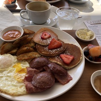 Utopia Caffe - American Breakfast platter - Breakfast & Brunch Near Me - Tustin, California Utopia Caffe - American Breakfast platter - Breakfast & Brunch Near Me - Tustin, California