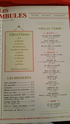 Menu photo 5 Les Funambules Paris, 75 Menu photo 5 Les Funambules Paris, 75