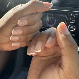 Gel manicure after one week. Gel manicure after one week.
