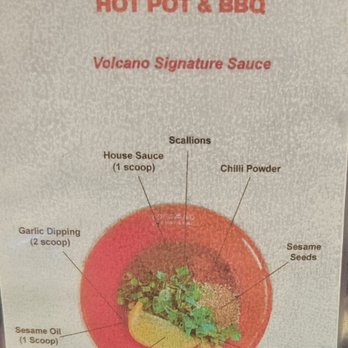 Volcano Hot Pot & BBQ - Volcano Signature Sauce directions - Hot Pot Near Me - Winter Garden, Florida Volcano Hot Pot & BBQ - Volcano Signature Sauce directions - Hot Pot Near Me - Winter Garden, Florida