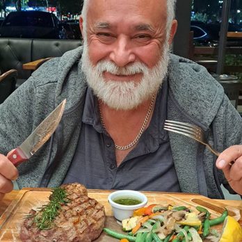 The Olive Restobar - 16 oz Ribeye steak and vegetables. - Mediterranean Near Me - Downey, California The Olive Restobar - 16 oz Ribeye steak and vegetables. - Mediterranean Near Me - Downey, California