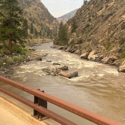 Mackay Bar Outfitters & Guest Ranch - Taken from 1 of the suspension bridges.