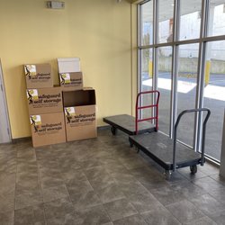 Safeguard Self Storage - Boxes and dollies