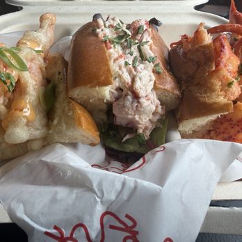 Off The Hook by J&R Seafood - Lobster Roll Flight - Seafood Near Me - Mystic, Connecticut Off The Hook by J&R Seafood - Lobster Roll Flight - Seafood Near Me - Mystic, Connecticut