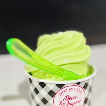 Devil & Angel Desserts - Pistachio ice cream yogurt. So good. - Bubble Tea Near Me - Concord, California Devil & Angel Desserts - Pistachio ice cream yogurt. So good. - Bubble Tea Near Me - Concord, California