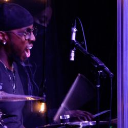 Newsong LA Church - Letting loose behind the drum shield!