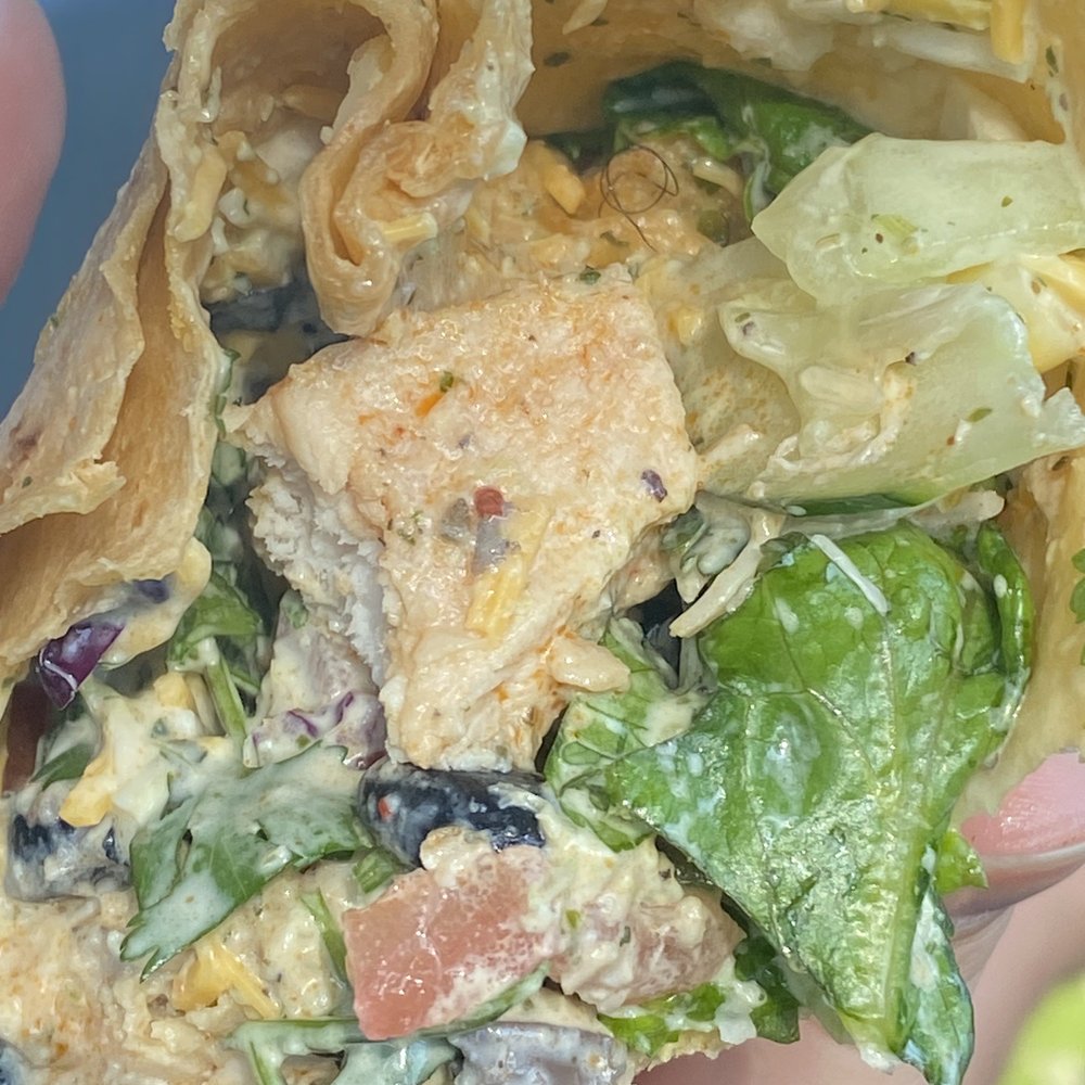 Salata - Little black hair in my salata wrap - Salad Near Me - Austin, Texas