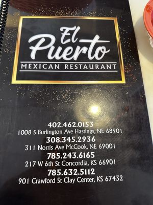 Menu photo 1 El Puerto Hastings, NE