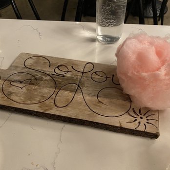 SoLou - Complimentary cotton candy - New American Near Me - Baton Rouge, Louisiana SoLou - Complimentary cotton candy - New American Near Me - Baton Rouge, Louisiana