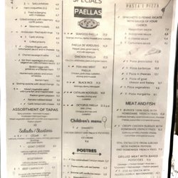 Santa Anna - Menu