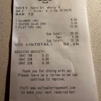 Saltwater Coastal Grill - Mediterranean Near Me - Rosemont, Illinois