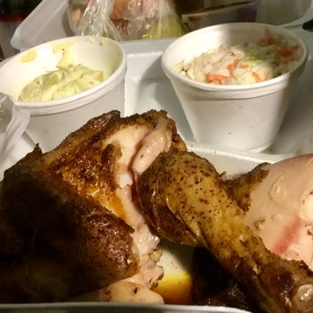Smokey Mo's BBQ - Excellent chicken...ok sides of mustard potato salad and coleslaw - Barbeque Near Me - San Antonio, Texas