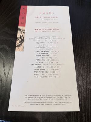 Menu photo 7 PABU Izakaya San Francisco, CA Menu photo 7 PABU Izakaya San Francisco, CA