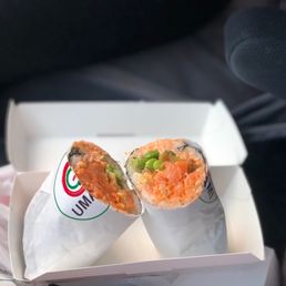 Spicy Salmon Burrito