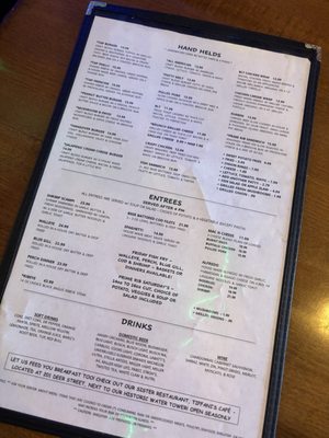 Menu photo 2 TAP21 Manistique, MI Menu photo 2 TAP21 Manistique, MI