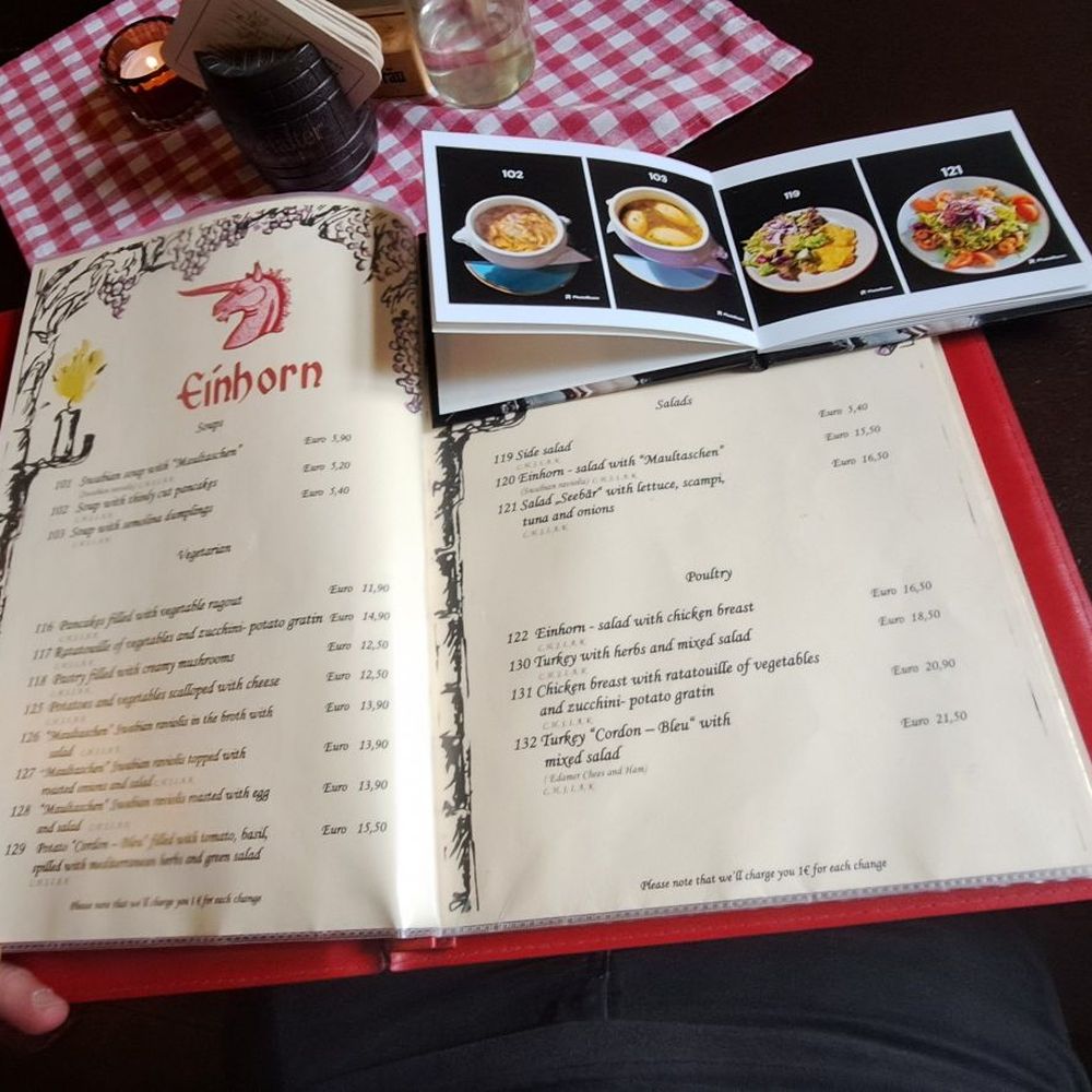 Photo Ancienne Restaurant Zum Brochet – Esslingen Stuttgart, Allemagne, Tirage Original