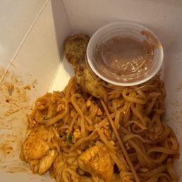 Pad Thai. Chicken Satay. Pad Thai. Chicken Satay.