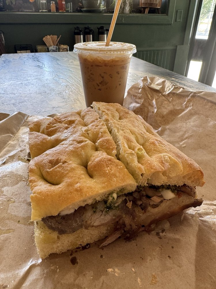 Food from Da Toscano Porchetta Shop