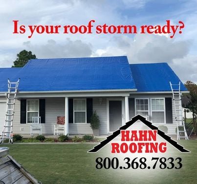 Slide of Hahn Roofing