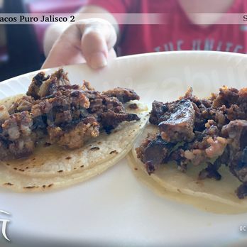 Tacos Puro Jalisco 2 - Chorizo tacos ($1.45 ea) - Mexican Near Me - Stanton, California Tacos Puro Jalisco 2 - Chorizo tacos ($1.45 ea) - Mexican Near Me - Stanton, California