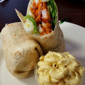 Kelley's Deli - Buffalo chicken wrap and my favorite macaroni salad ever at Kelley's Deli - Diners Near Me - Westerly, Rhode Island