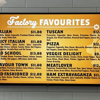 Sandwich Factory - Menu - Sandwiches Near Me - Ottawa, Ontario Sandwich Factory - Menu - Sandwiches Near Me - Ottawa, Ontario