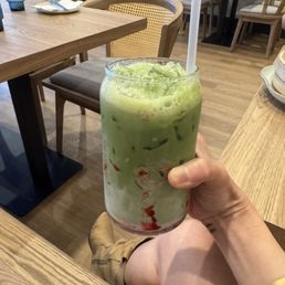 Strawberry Matcha Latte Strawberry Matcha Latte