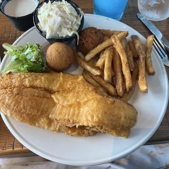 The Surry Seafood - Fried Flounder, coleslaw, fries, and hush puppies - Seafood Near Me - Surry, Virginia The Surry Seafood - Fried Flounder, coleslaw, fries, and hush puppies - Seafood Near Me - Surry, Virginia