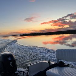 Crab Creek Charters - Relaxing Sunset