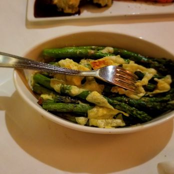 Ciera Steak + Chophouse - Side order of asparagus baked Parmesan on top, very delicious - Steakhouses Near Me - Stateline, Nevada