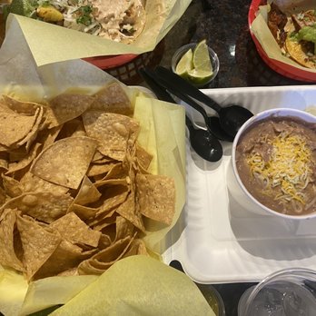 Los Tacos - Chips and refried beans - Tacos Near Me - Oceanside, California Los Tacos - Chips and refried beans - Tacos Near Me - Oceanside, California