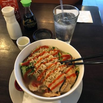 Hokkaido Japanese Express - Chicken Ramen. I added the Sriracha part :) - Japanese Near Me - Concord, North Carolina Hokkaido Japanese Express - Chicken Ramen. I added the Sriracha part :) - Japanese Near Me - Concord, North Carolina