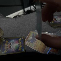 Retro Island Gaming - A bent morepeko holo, every other card was like that, including hits, slightly sad.