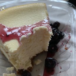 Cheesecake texture is grainy...HARD pass next time