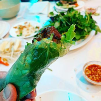 Bò 7 Món Thiên Ân - Failed at making a decent wrap, but here's one that was passable lol. - Vietnamese Near Me - Westminster, California Bò 7 Món Thiên Ân - Failed at making a decent wrap, but here's one that was passable lol. - Vietnamese Near Me - Westminster, California