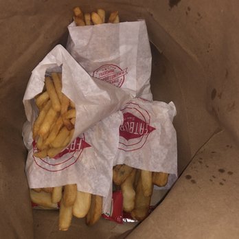 Fatburger & Buffalo's Express - Old cold greasy fries - Burgers Near Me - Corona, California