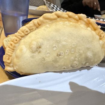 Empanash - Stamped "B" for beef empanada - Empanadas Near Me - South Lake Tahoe, California