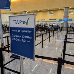 TSA Checkpoint Main - Atlanta International Airport - International terminal TSA PreCheck hours as of Wednesday, August 21, 2024. I was told by an employee that these hours are weekdays only.