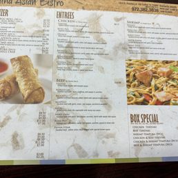 Main menu