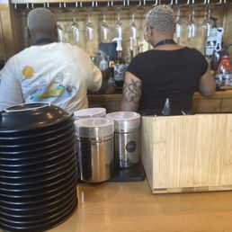View from the bar