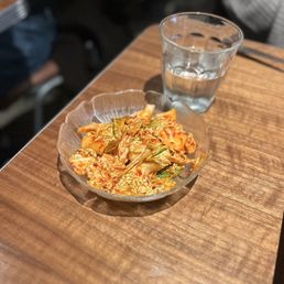 complimentary kimchi
