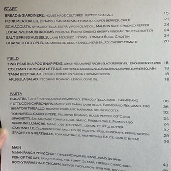 Union - menu - Italian Near Me - Pasadena, California Union - menu - Italian Near Me - Pasadena, California