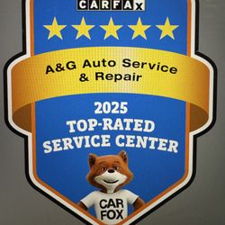 A&G Auto Service and Repair - 2025 Car Fax Top Service Center Award