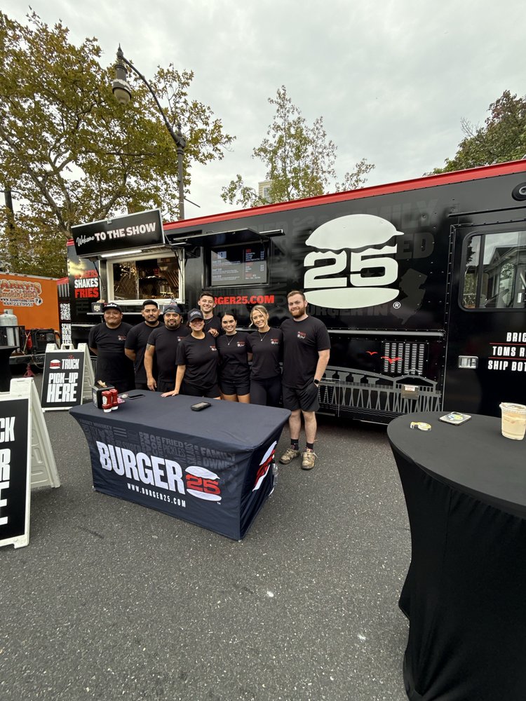 Burger 25 Food Truck Logo