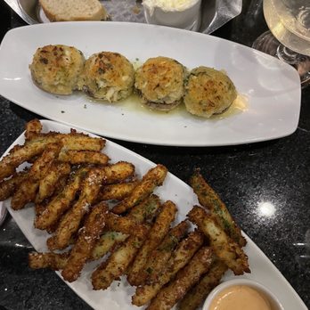 Ruth's Chris Steak House - Zucchini Fries & MUSHROOMS STUFFED WITH CRABMEAT - Steakhouses Near Me - Orlando, Florida Ruth's Chris Steak House - Zucchini Fries & MUSHROOMS STUFFED WITH CRABMEAT - Steakhouses Near Me - Orlando, Florida