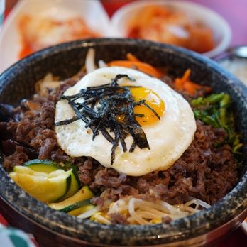 Owl Of Minerva - Comfort in a hot stone bowl. - Korean Near Me - Pickering, Ontario Owl Of Minerva - Comfort in a hot stone bowl. - Korean Near Me - Pickering, Ontario