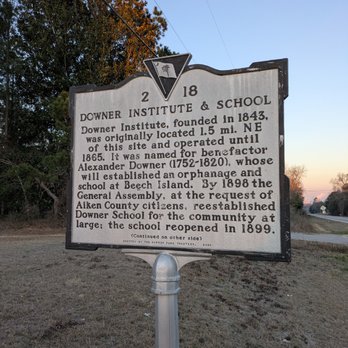Downer Institute & School - Downer Institute & School Historical Marker, Beech Island - Landmarks & Historical Buildings Near Me - Beech Island, South Carolina Downer Institute & School - Downer Institute & School Historical Marker, Beech Island - Landmarks & Historical Buildings Near Me - Beech Island, South Carolina